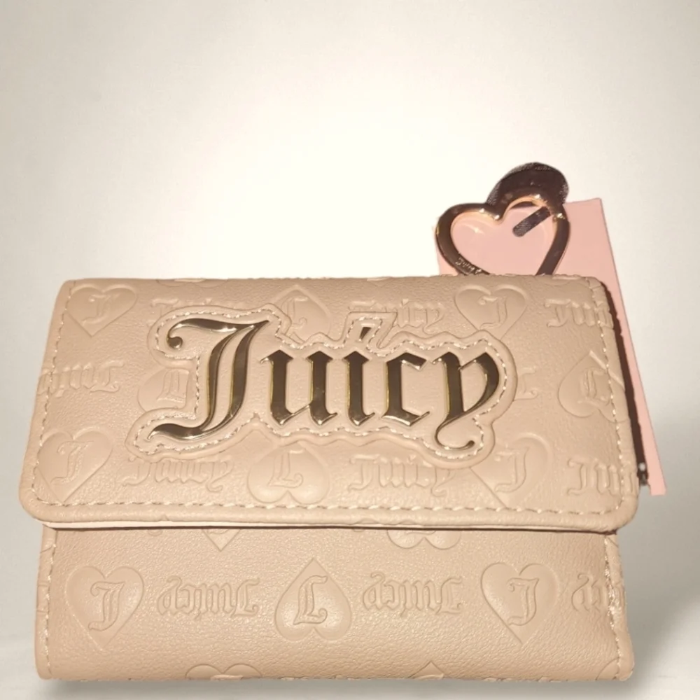 Juicy Couture Cafe Upgrade U Double Sided Trifold Wallet